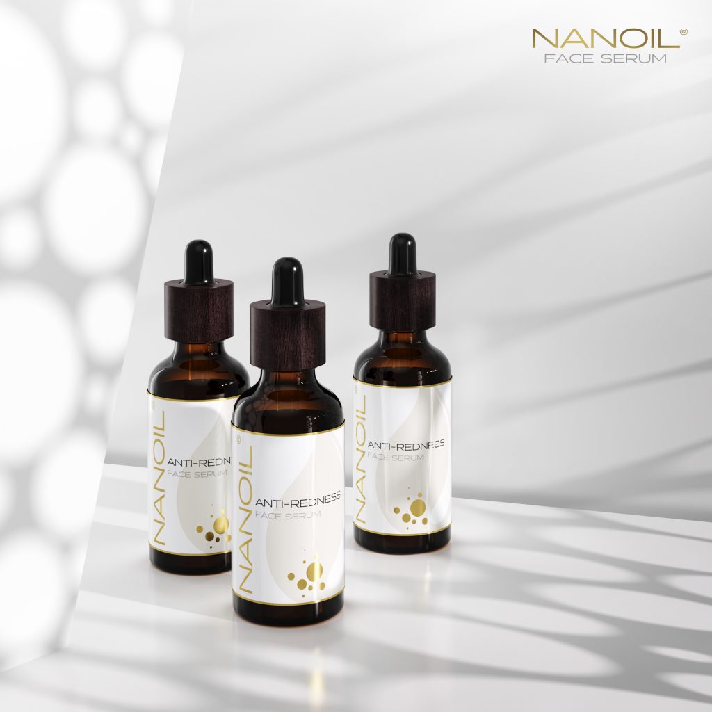 polecane serum do twarzy do cery naczynkowej Nanoil