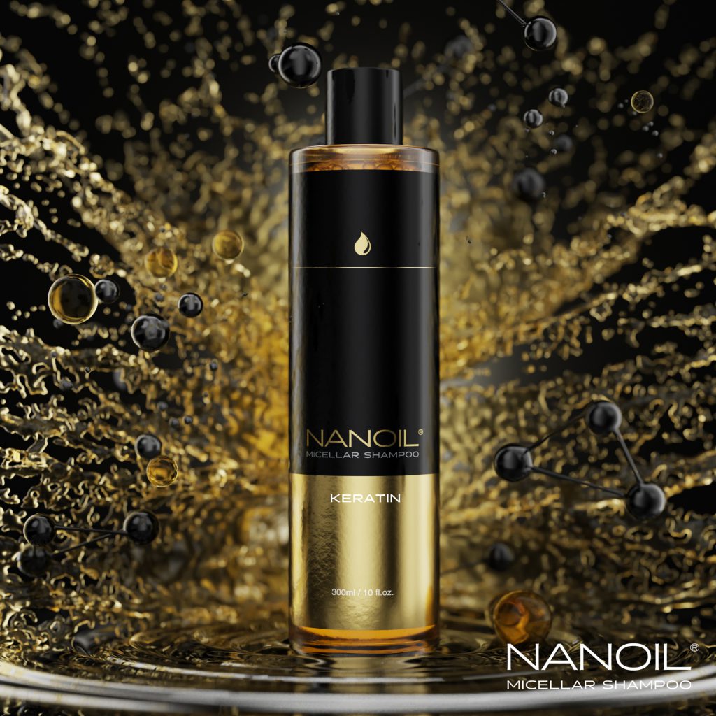 micelarny szampon z keratyną Nanoil